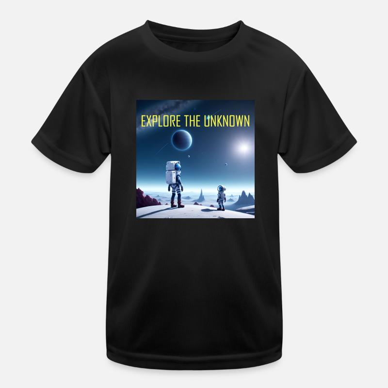 Explore the Unknown Kids Functional T-Shirt