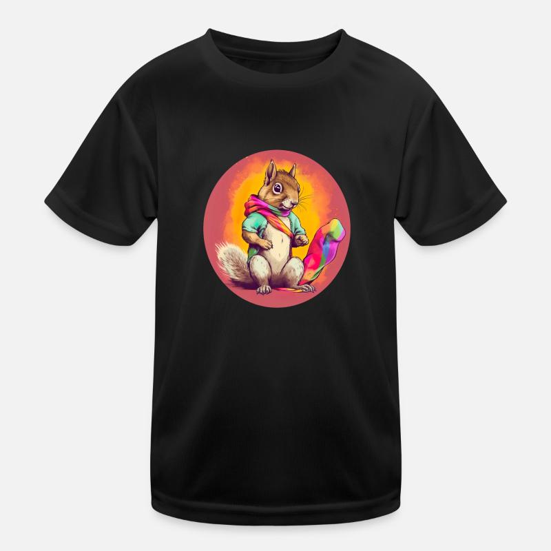 Pride LGBT Eichhörnchen Kinder Funktions-T-Shirt