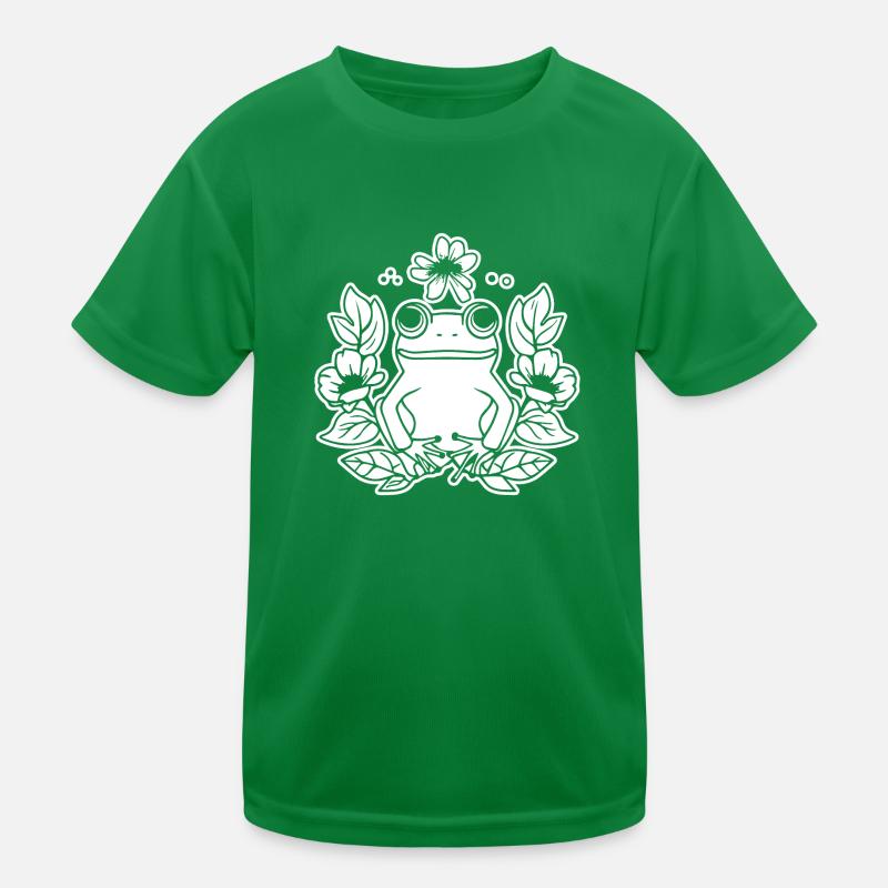 Frog Amphibian Toad Kids Functional T-Shirt