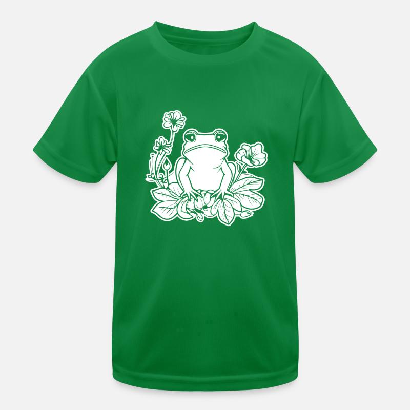 Frog Amphibian Toad Kids Functional T-Shirt