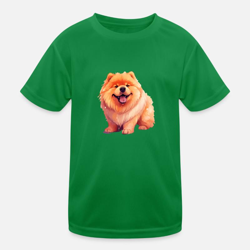 Chow Chow Art Kids Functional T-Shirt