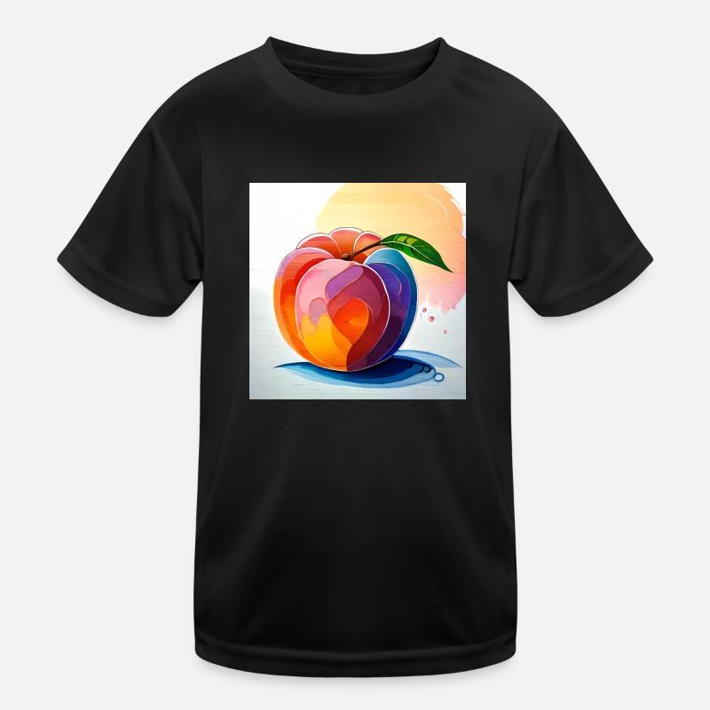 Delicate temptation: a peach viewing room Kids Functional T-Shirt