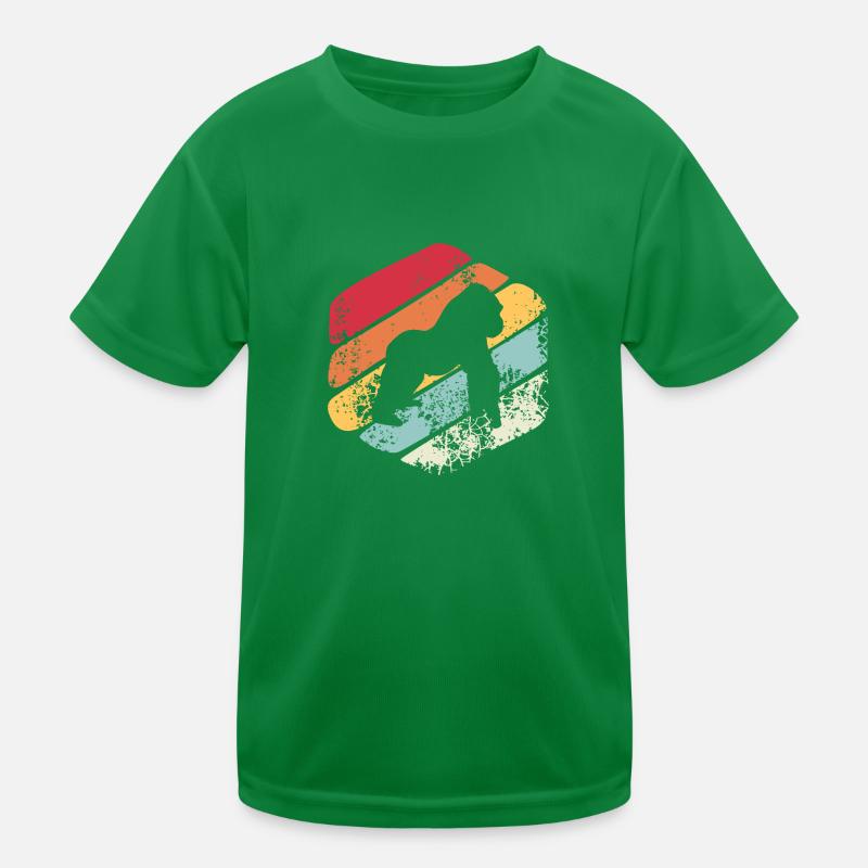 Gorilla gift Vintage Kids Functional T-Shirt