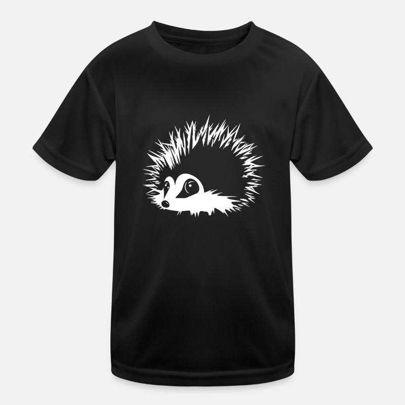 Igel Wald Stachelig Tier Kinder Funktions-T-Shirt