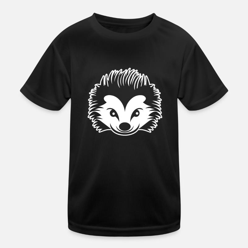 Igel Wald Stachelig Tier Kinder Funktions-T-Shirt