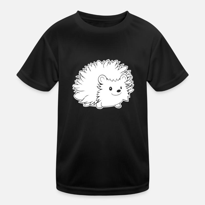 Igel Wald Stachelig Tier Kinder Funktions-T-Shirt