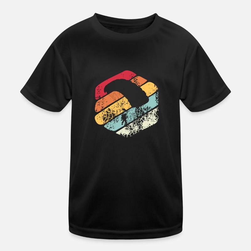Vintage Geschenk Fallschirm Kinder Funktions-T-Shirt