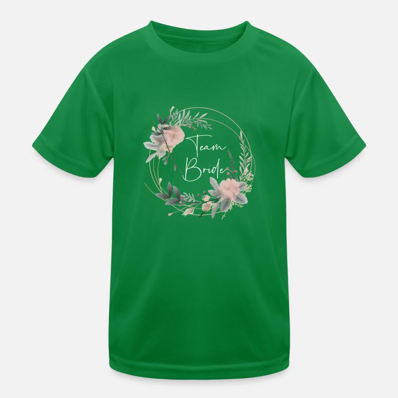 Team Bride Kids Functional T-Shirt