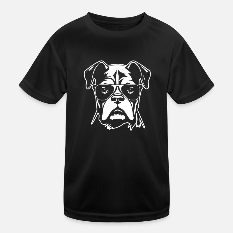 Boxer Hund Hunderasse Kinder Funktions-T-Shirt