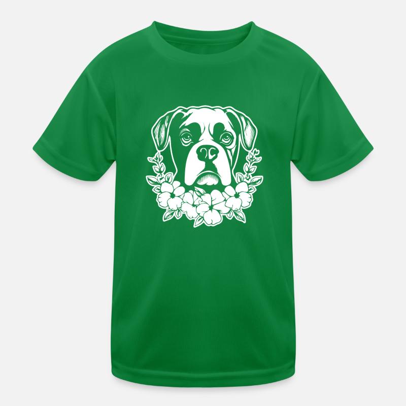 Races de chiens boxers T-shirt sport Enfant