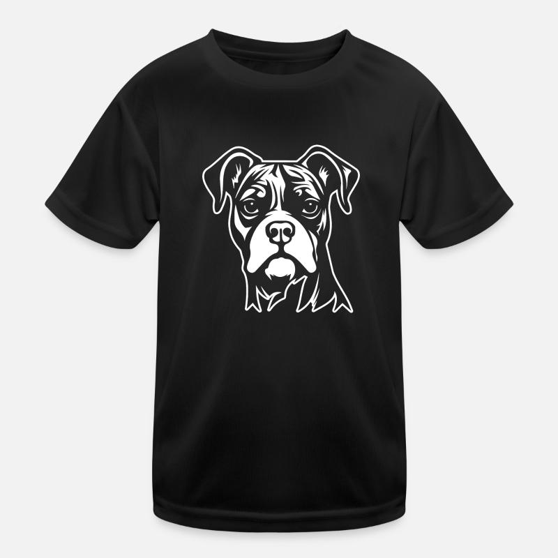 Boxer Hund Hunderasse Kinder Funktions-T-Shirt
