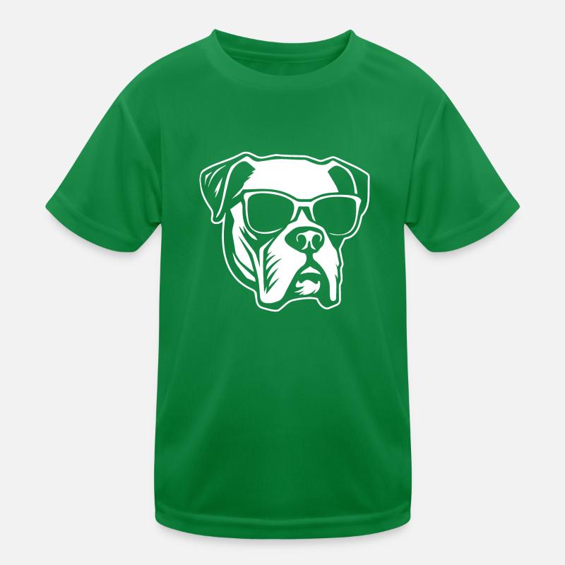 Races de chiens boxers T-shirt sport Enfant