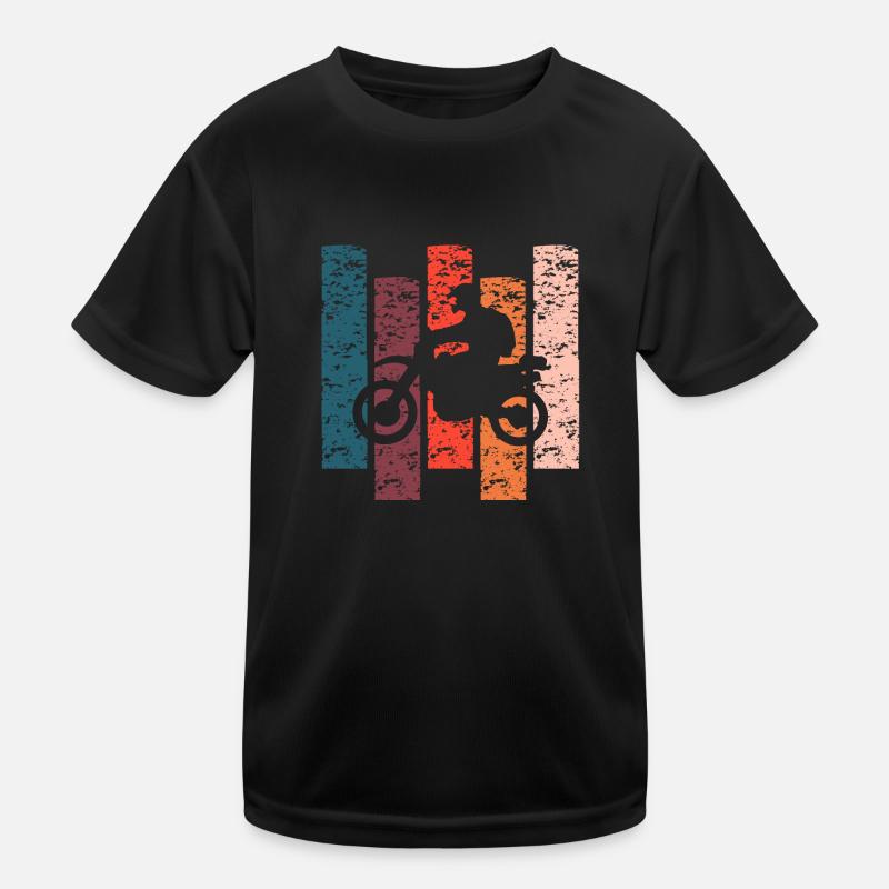 Vintage-Geschenk-Motorrad Kinder Funktions-T-Shirt