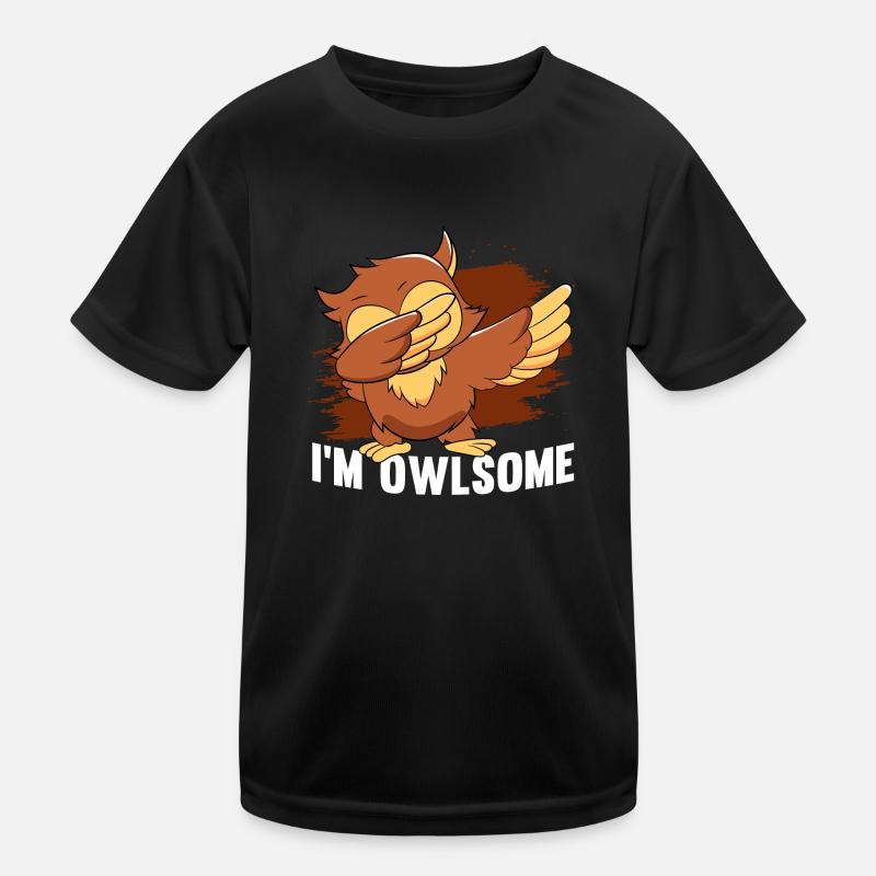 I'm Owlsome Ornithologist Nocturnal Bird Cool Dabb Kids Functional T-Shirt