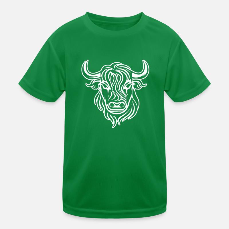 Vache écossaise des Highlands T-shirt sport Enfant