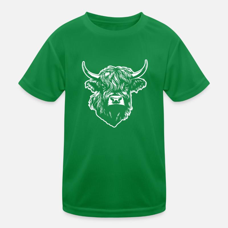 Vache écossaise des Highlands T-shirt sport Enfant