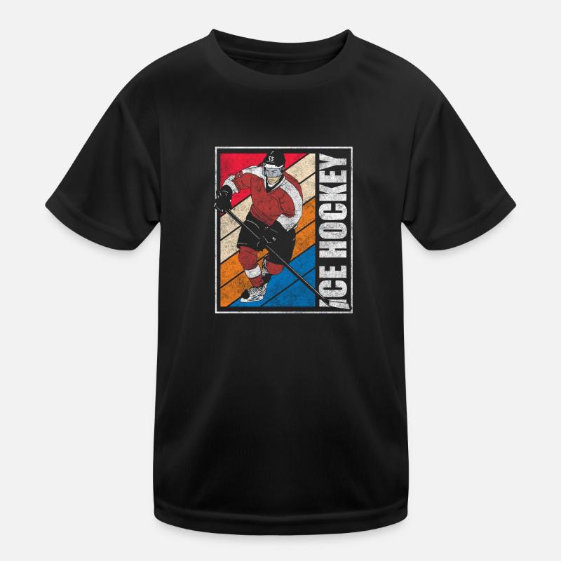 Sport Puck Mannschaft Kinder Funktions-T-Shirt