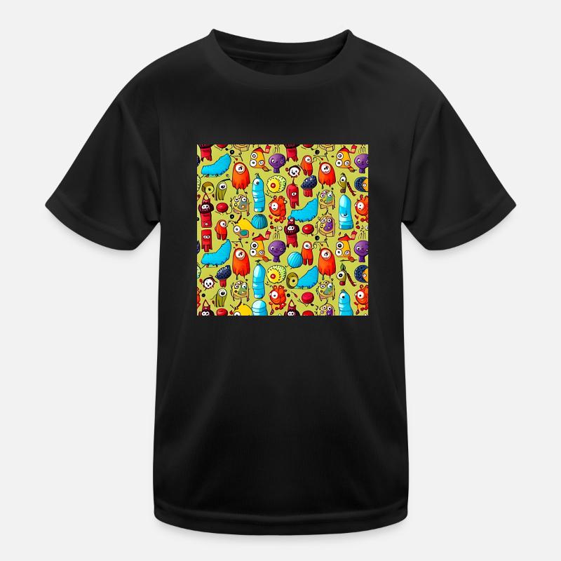 Modèle Happy Monsters T-shirt sport Enfant