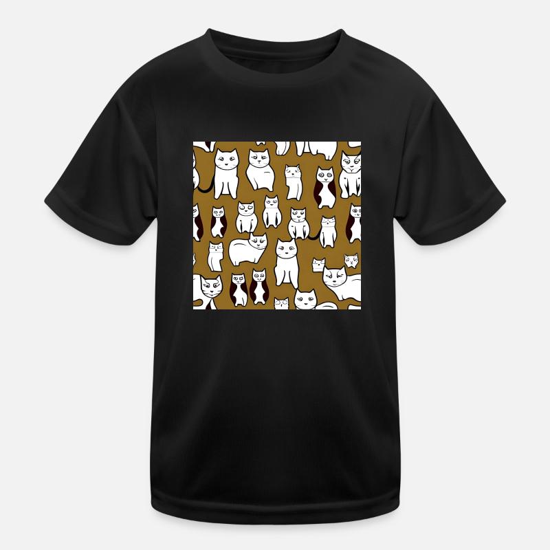Modèle d’amoureux des chats T-shirt sport Enfant