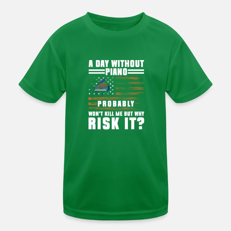 Pianist Instrument Classical Orchestra Kids Functional T-Shirt