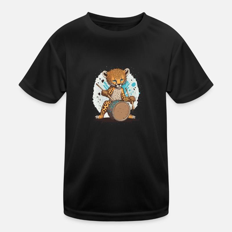 Guépard rythmique T-shirt sport Enfant