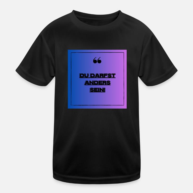 Motivation spruch Kinder Funktions-T-Shirt