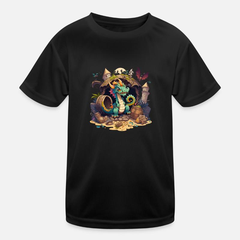 The Dragons Hoard Kids Functional T-Shirt