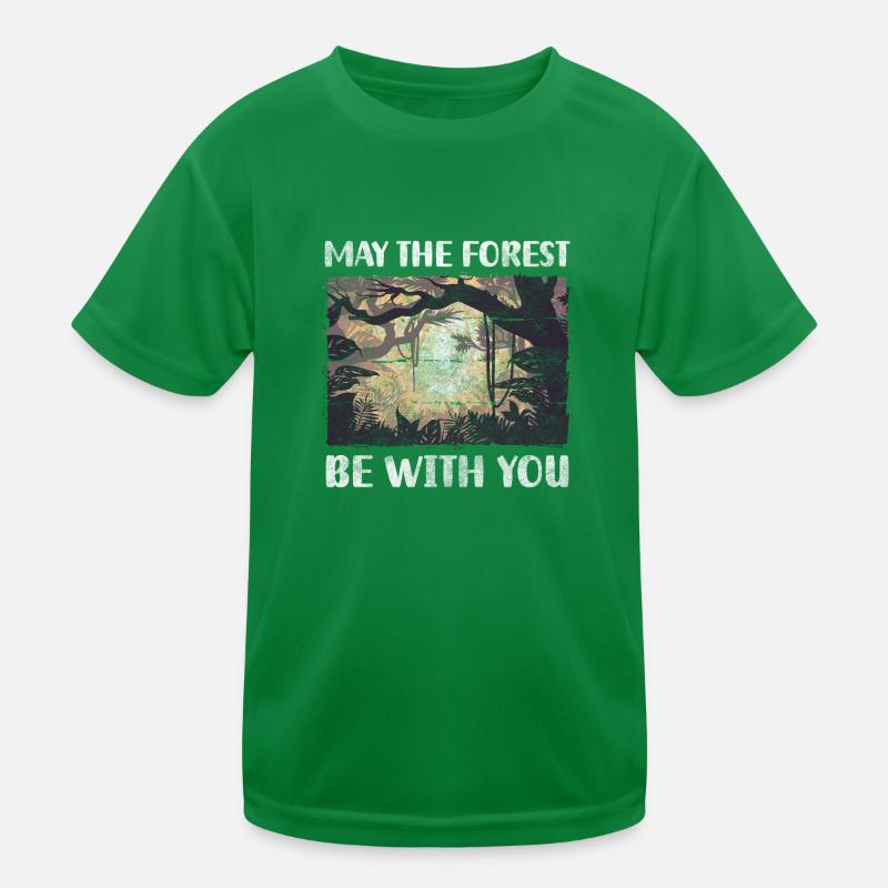 Nature Nature Recreation Forester Kids Functional T-Shirt