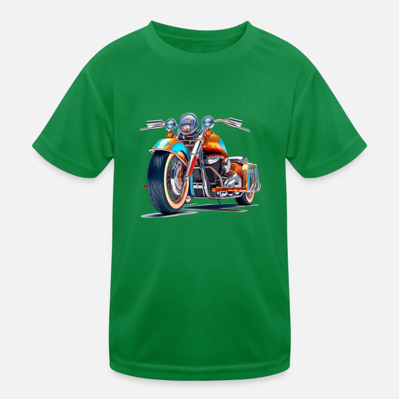 With the trike, enjoy nature Kids Functional T-Shirt