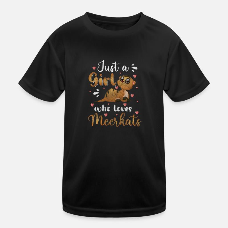 Erdmännchen Gruppe Kinder Funktions-T-Shirt