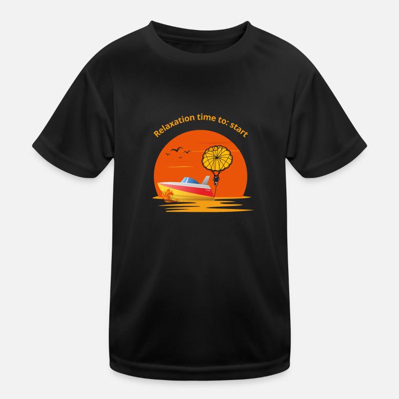 Relaxation time to start Kids Functional T-Shirt