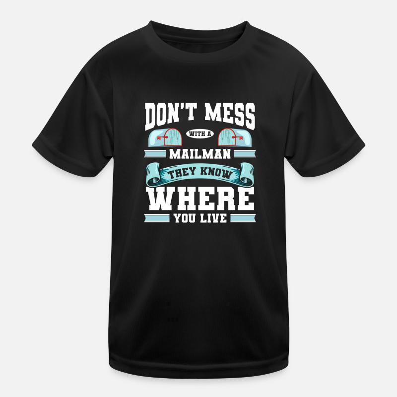 Post Kurier Kinder Funktions-T-Shirt