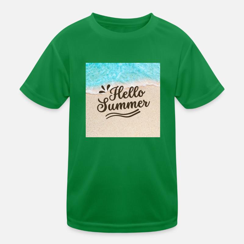Hello Summer Kids Functional T-Shirt