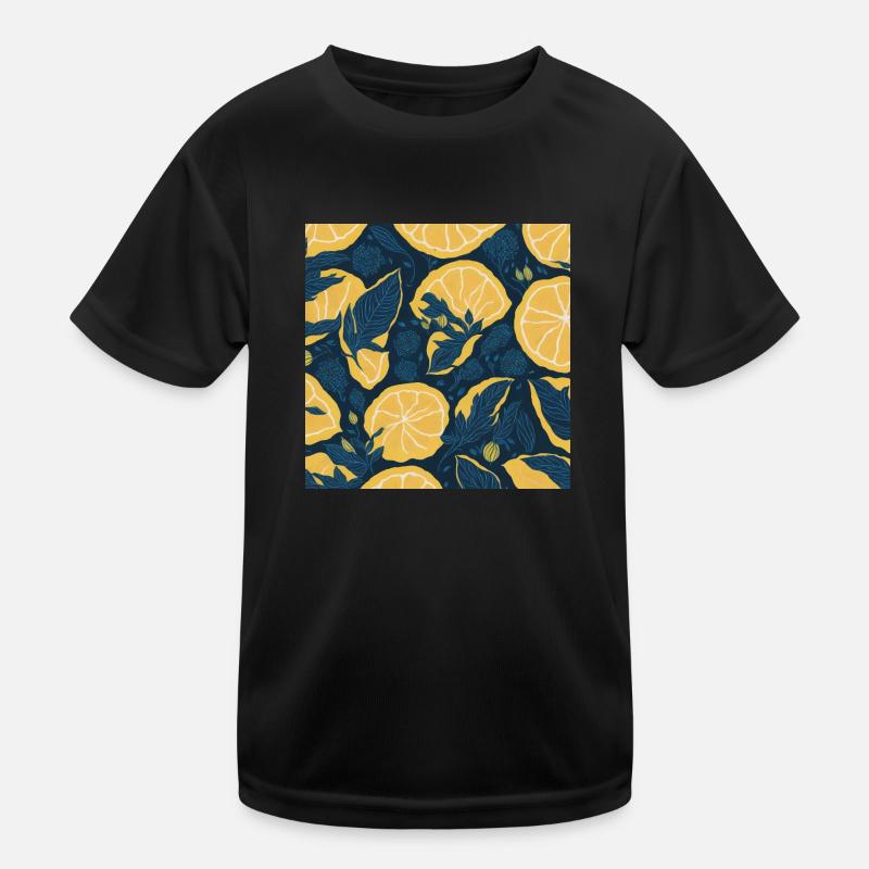 Zitrone Kinder Funktions-T-Shirt