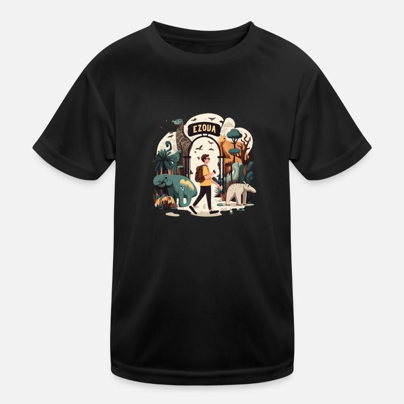 Theme Park Thrill: Vergnügungspark-Spaß Kinder Funktions-T-Shirt