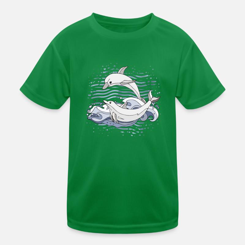 Dolphins Kids Functional T-Shirt