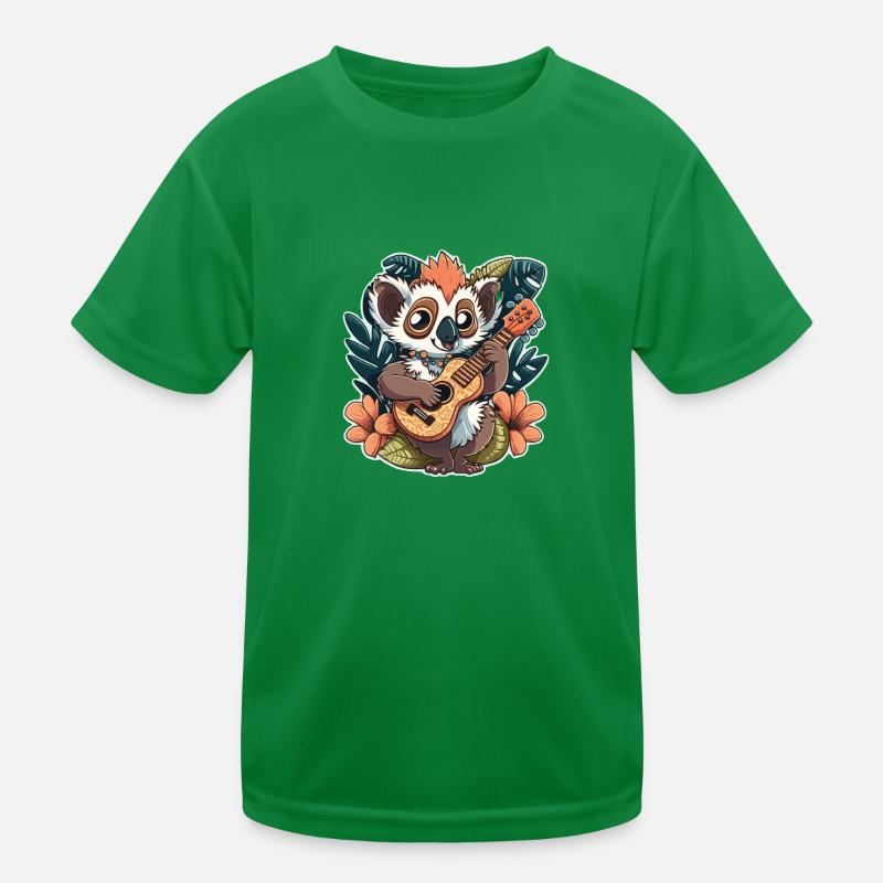 Ukuléléliste lémurien T-shirt sport Enfant