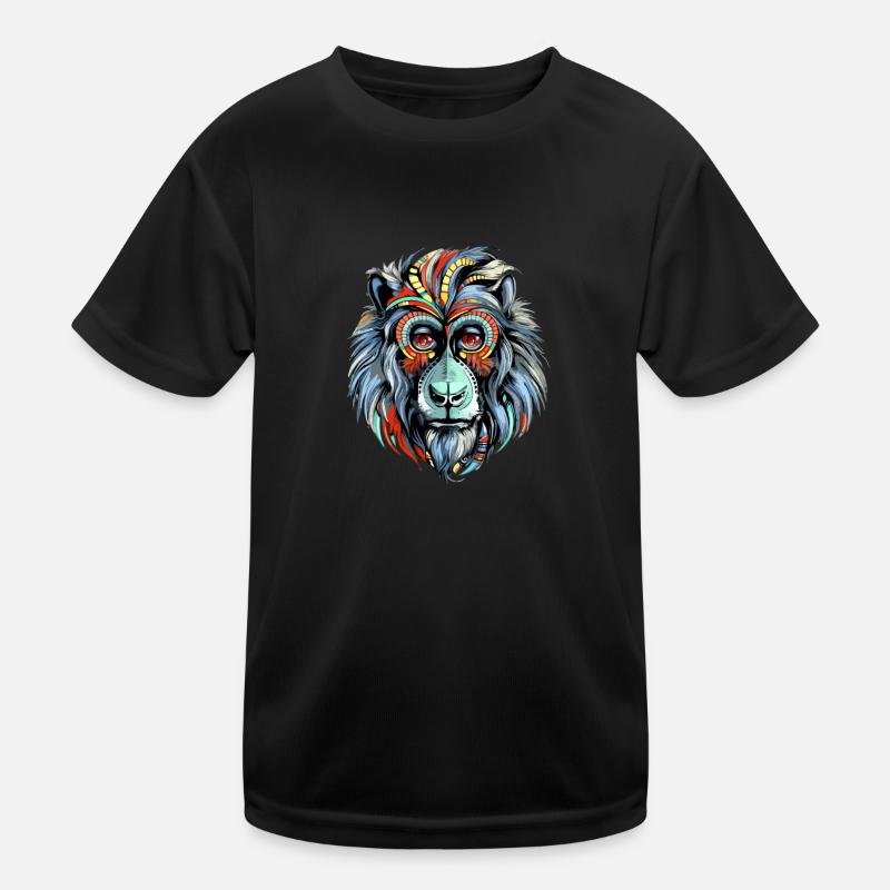 Kajou the mandrill Kids Functional T-Shirt