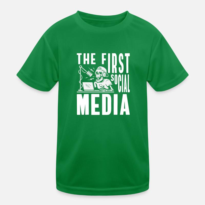 Travail d’annonce de modérateur T-shirt sport Enfant
