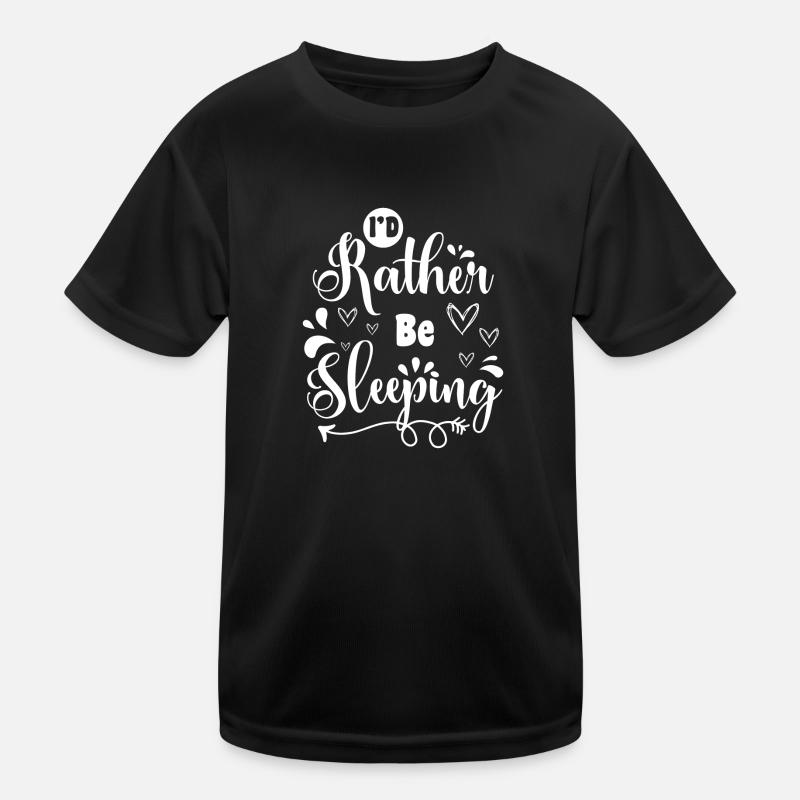 Sleeping, dreaming, relaxing, sleepyhead Kids Functional T-Shirt
