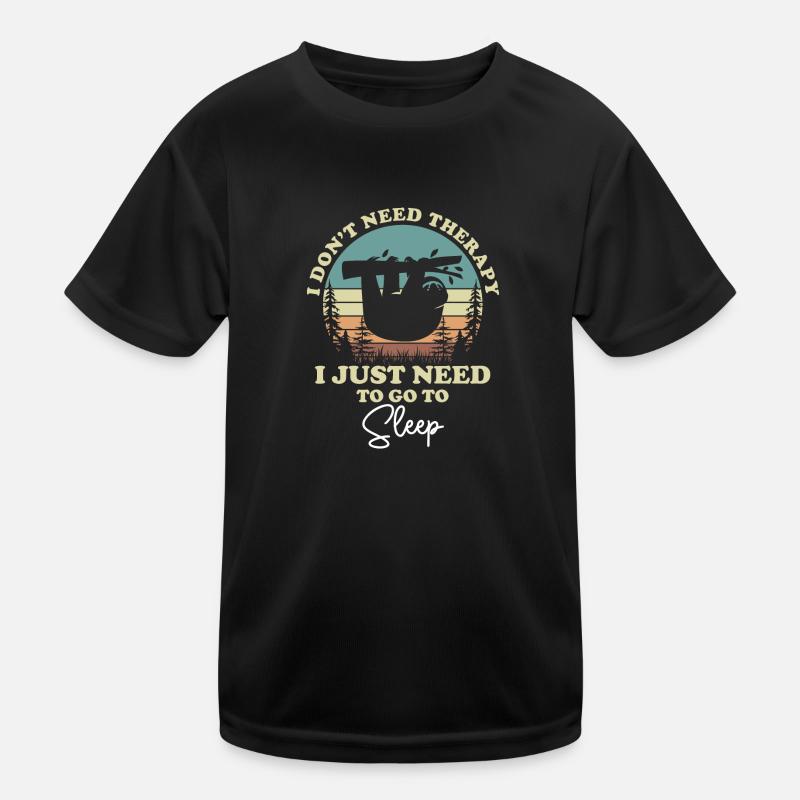Sleeping, slumber, lazy, resting Kids Functional T-Shirt