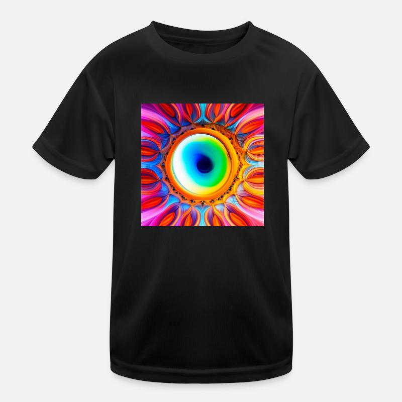 Spectrum - Kinder Funktions-T-Shirt - Schwarz