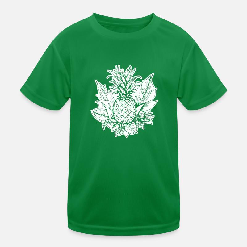 Ananas Kinder Funktions-T-Shirt