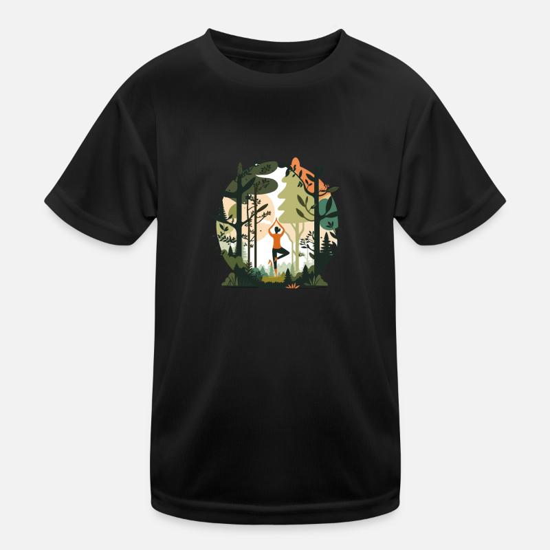 Forest Flow Kids Functional T-Shirt
