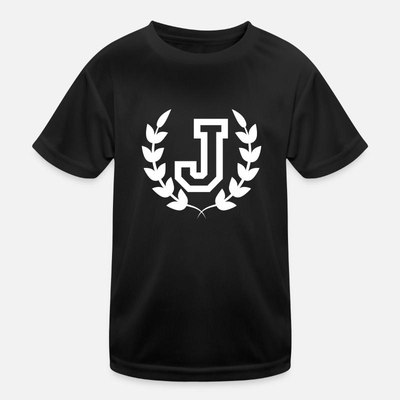 Buchstabe j sport Kinder Funktions-T-Shirt