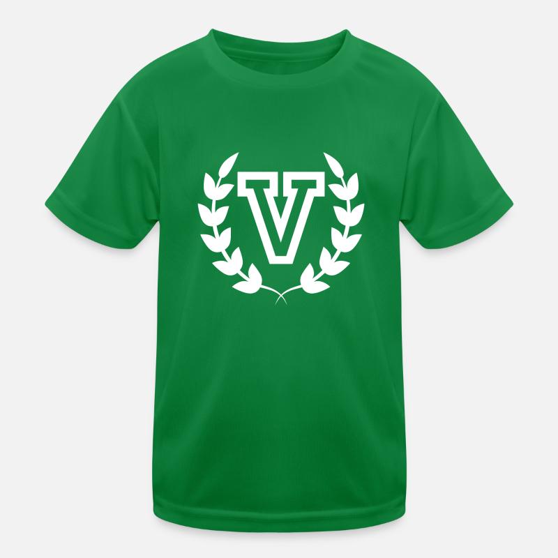 Lettre v sport T-shirt sport Enfant