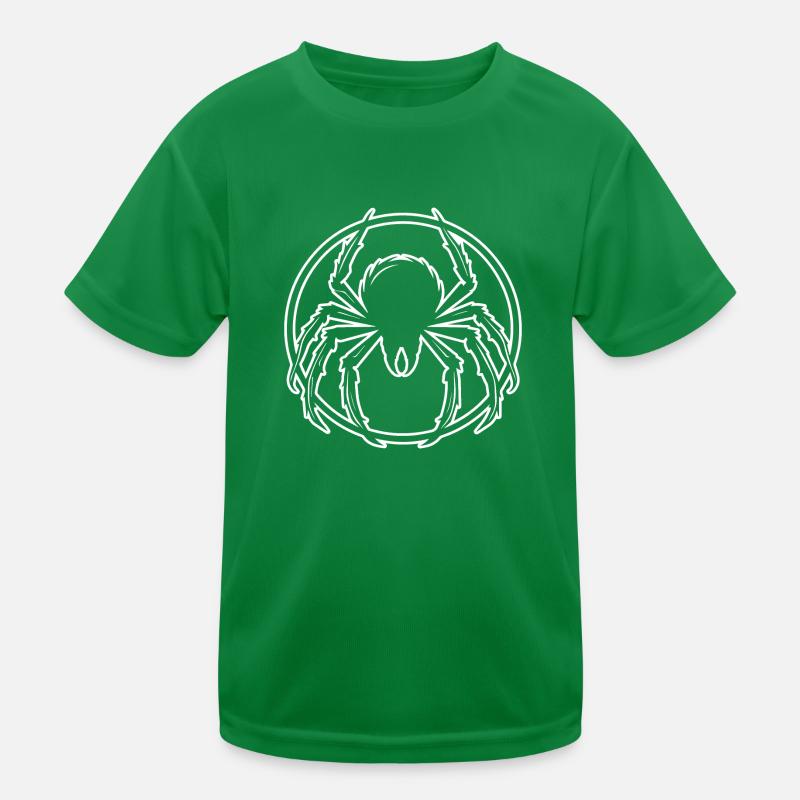 Spider spiders animals Kids Functional T-Shirt