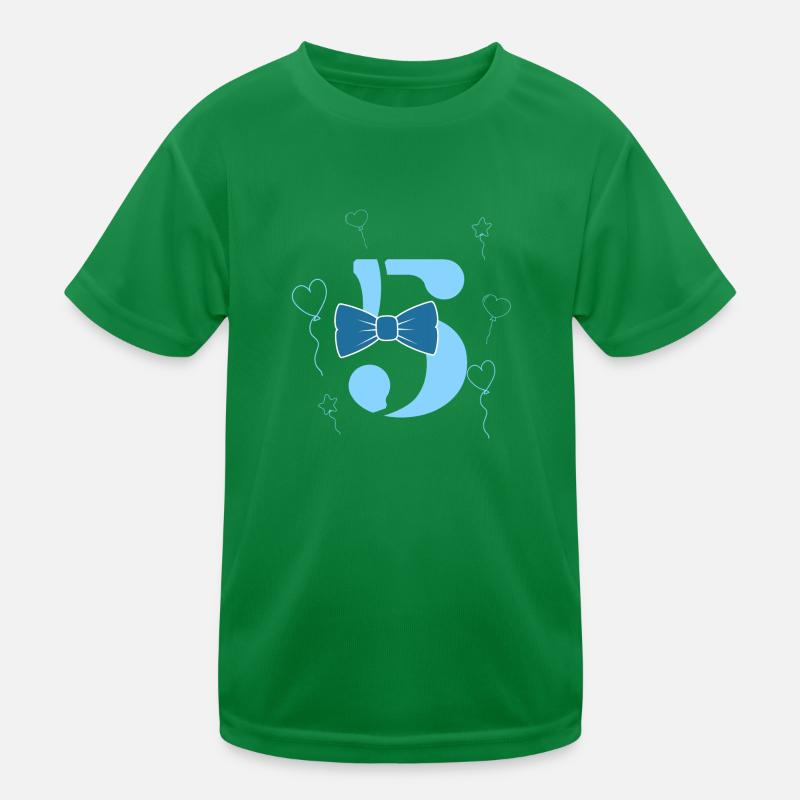 5th birthday boy Kids Functional T-Shirt