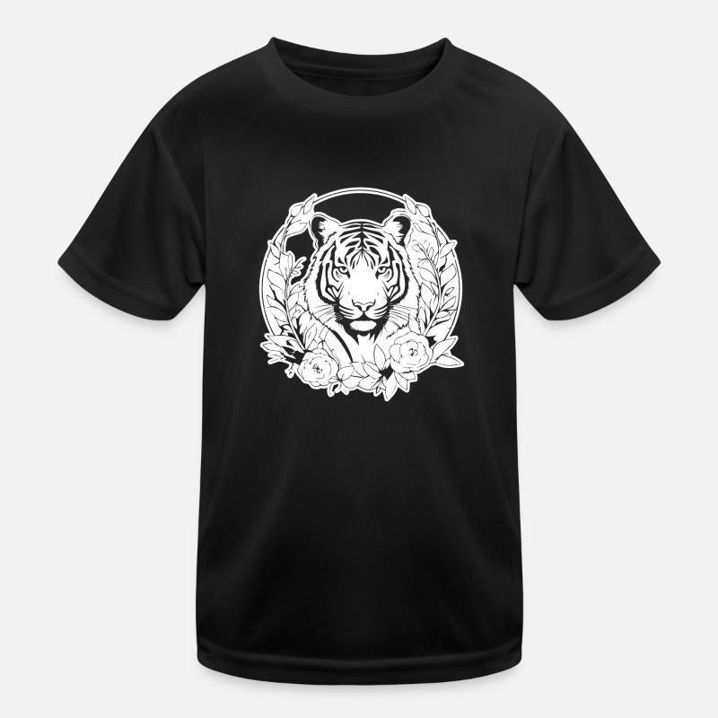 Tiger Big Cat Kids Functional T-Shirt