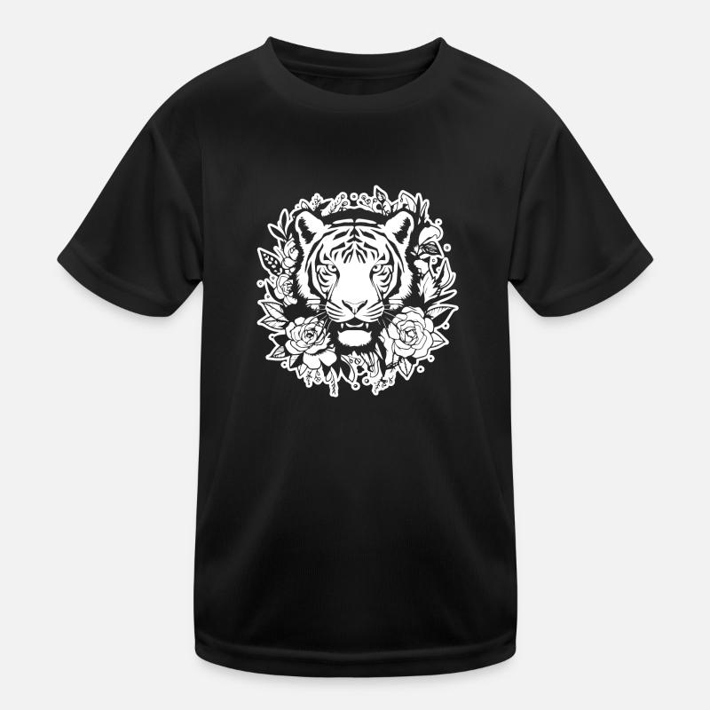 Tiger Big Cat Kids Functional T-Shirt